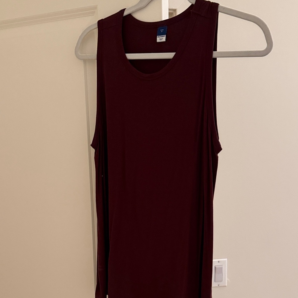 Old Navy Burgundy Tank Top